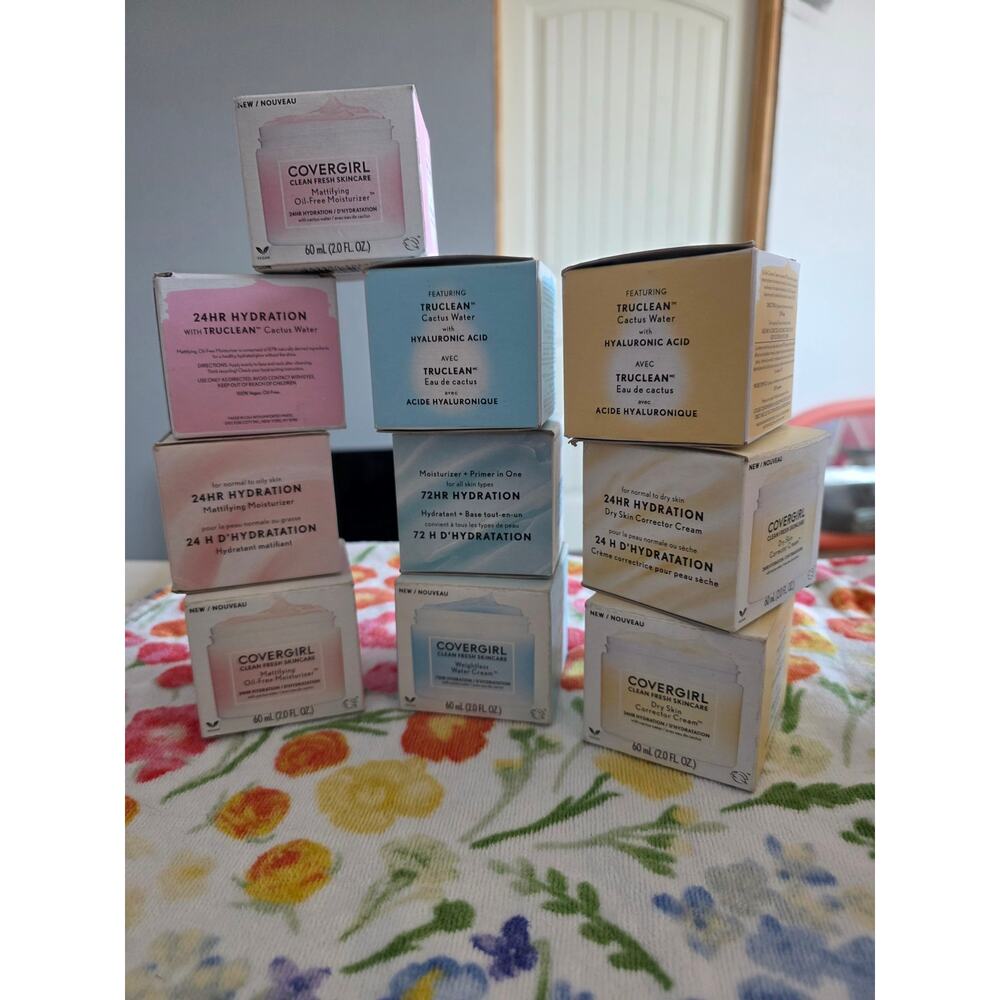 COVERGIRL Clean Fresh Collection Bundle Lot of 10 Skincare $125+ Retail